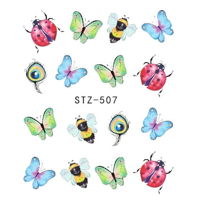 Butterfly Flower Nail Art
