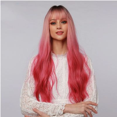 Wig Fiber Headgear With Bangs