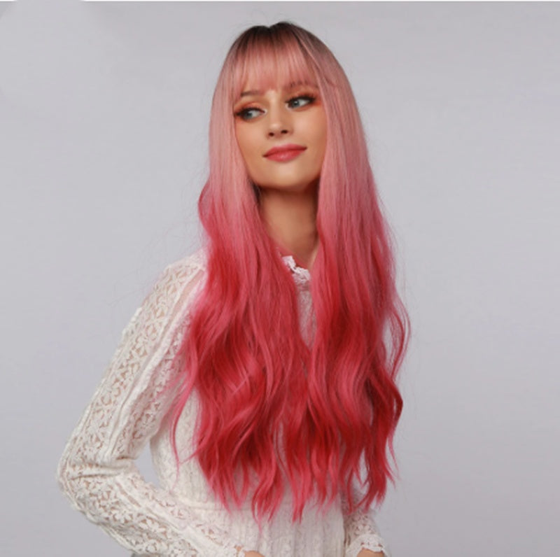 Wig Fiber Headgear With Bangs