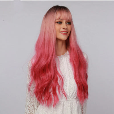 Wig Fiber Headgear With Bangs