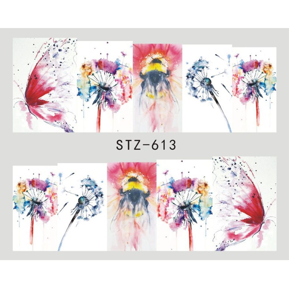 Butterfly Flower Nail Art