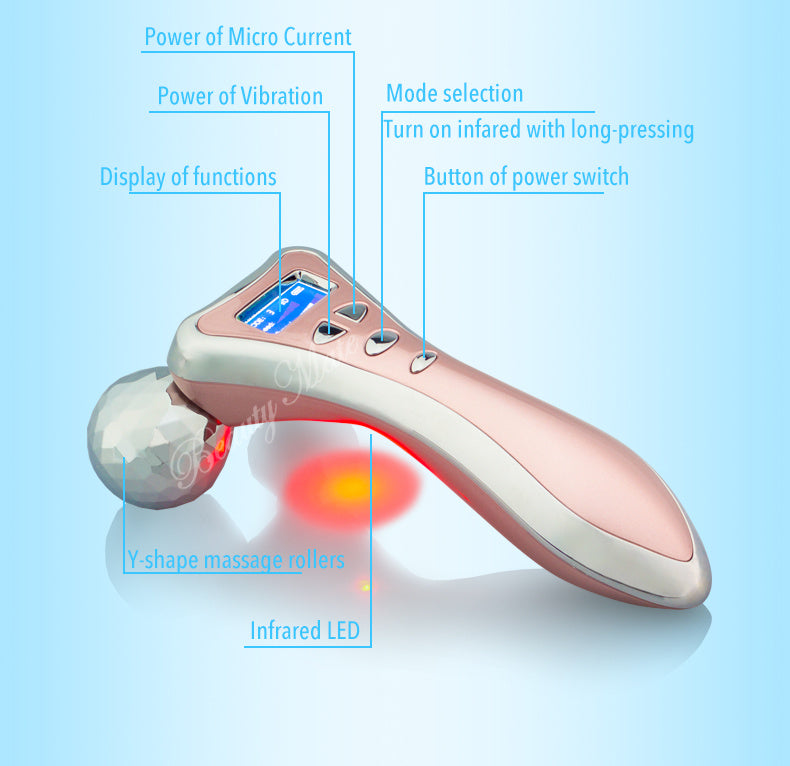Roller massage instrument