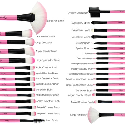 32Pcs Make Up Brushes