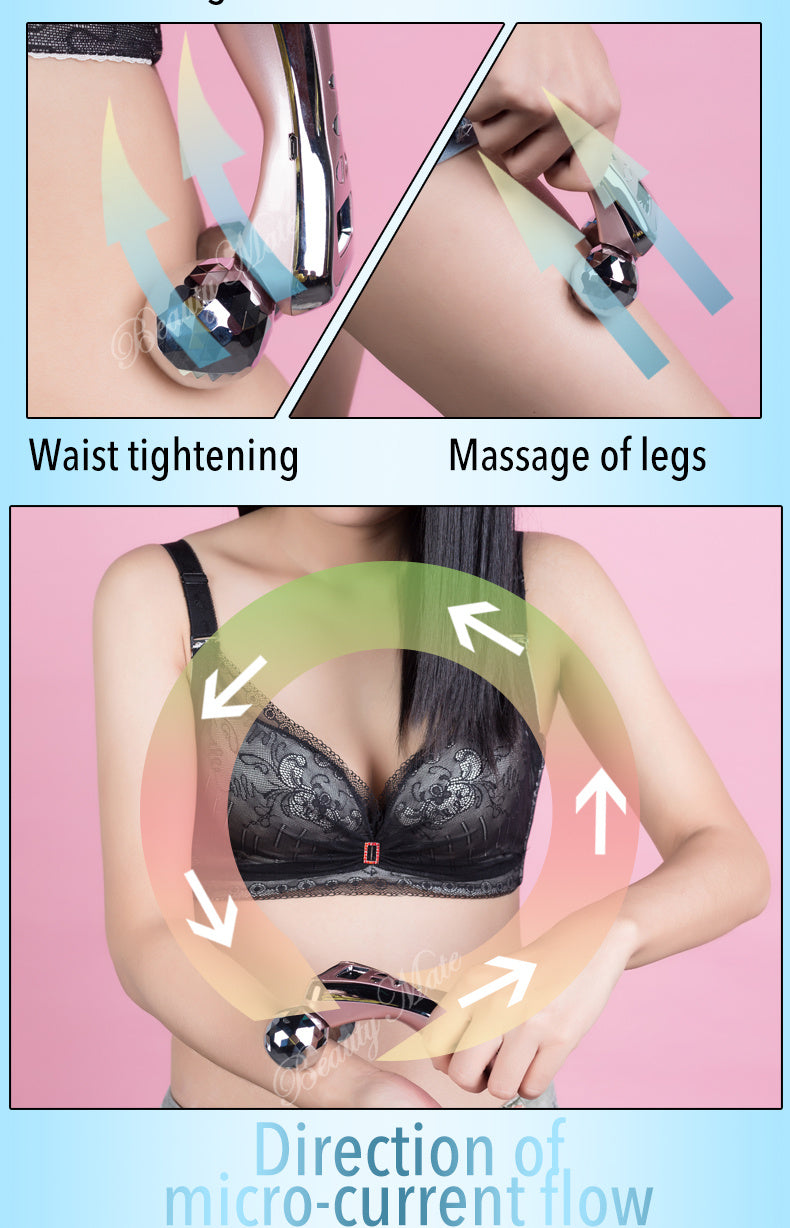 Roller massage instrument