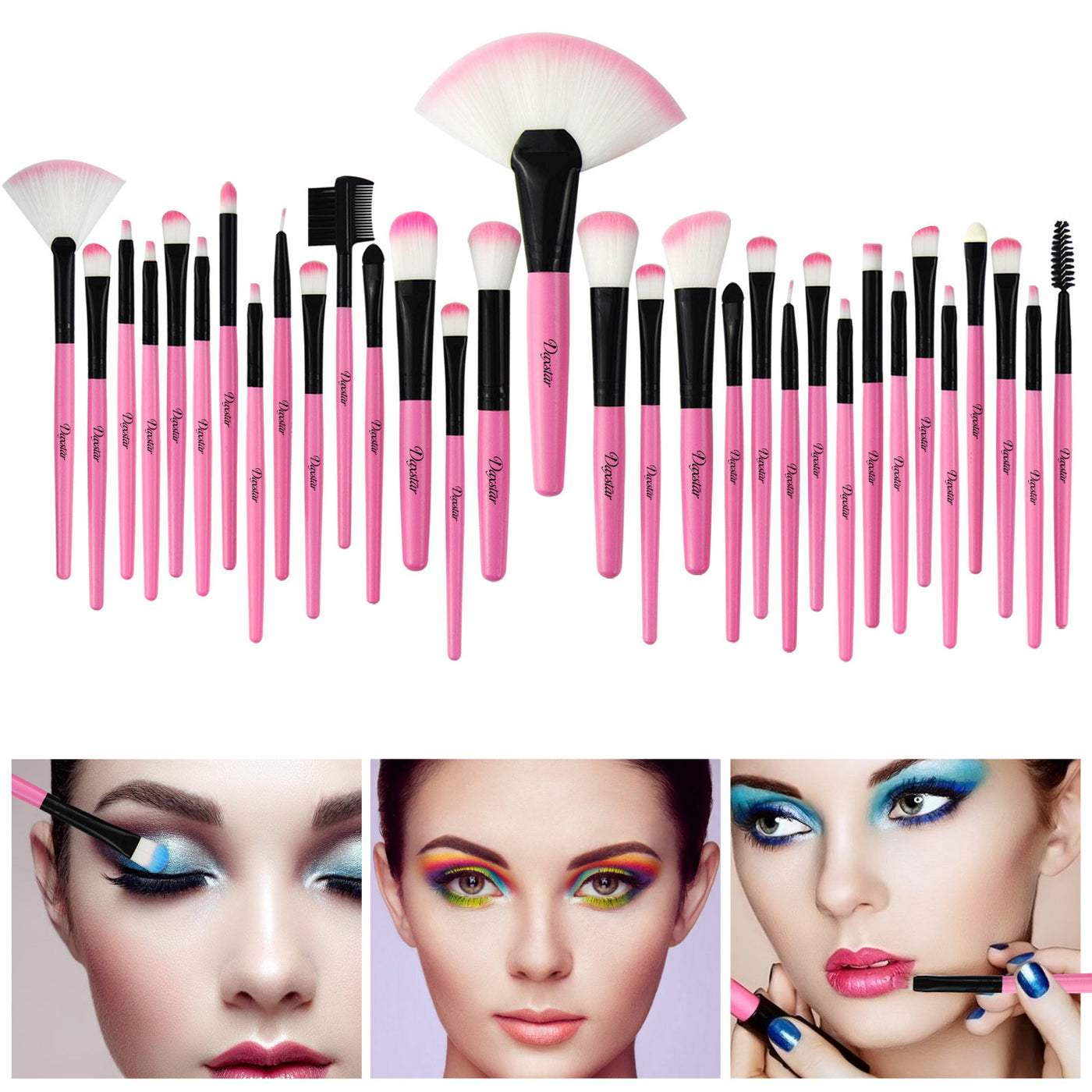 32Pcs Make Up Brushes